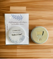 10 Adet Söz, Nişan, Nikah, Düğün Hediyesi Buton Açacak Magnet Kart ve Ambalajlı Tek Tek (btnmg11)