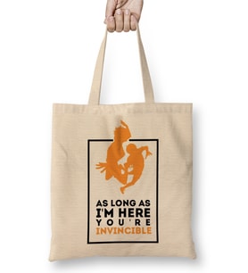 Haikyuu Kageyama X Hinata Quote Bez Çanta Uzun Saplı