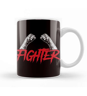 Kickboxing Boxer Kixkboxer Fighter Training Coach MMA Sports Kupa Bardak Porselen
