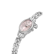 Polo Air Romen Rakamlı Kalp Charmlı Kadın Kol Saati Gümüş Pembe Renk PL-1600B4x
