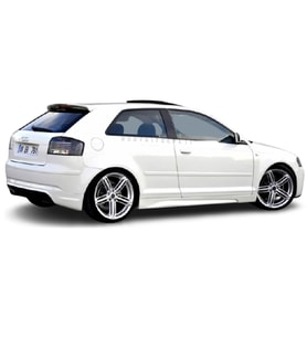 Audi A3 Coupe Yan Marşpiyel Sağ & Sol 2006 - 2012 (Plastik)