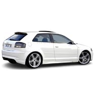 Audi A3 Coupe Yan Marşpiyel Sağ & Sol 2006 - 2012 (Plastik)