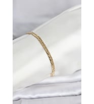 CM 14K Gold Renk Zincir Model Kadın Bileklik