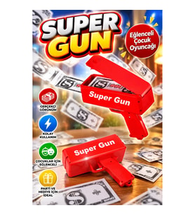Super Gun Para Fırlatan Eğlenceli Çocuk Oyuncağı