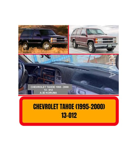 Chevrolet Tahoe 1995-2000 Ön Gögüs Panel Torpido Koruma Koruyucu Kilifi Halisi Örtüsü