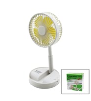 MASA ÜSTÜ VANTİLATÖR USB ŞARJIL KATLANIR FAN=13.6CM - UZAYAN AYAK=11-16CM 180 DERECE TELEFONLUKLU GS-275 (5680)