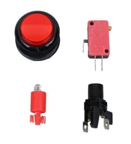 Ayt IC-180J-1 Atari Butonu 12V Ledli Kafa Çapı 24mm Delik Çapı 24mm Anahtar Düğme