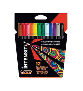 Bic Intensity Keçeli Boya Kalemi 12 Renk 978004