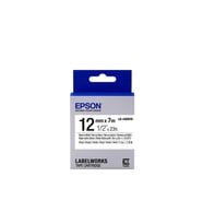 Epson LK-4WBVN  Vinil Beyaz Üzeri Siyah 12mm 7Metre Etiket