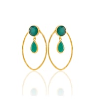 Kadir Jewellery 22 Ayar Altın Kaplama Vintage Küpe -El İşçiliği Ve Hipoalerjenik Küpe