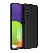 Samsung Galaxy A22 Kılıf içi Süet Korumalı Silikon (A.ALTIN)