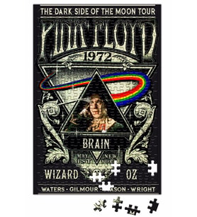 The Dark Side of Oz Brain Puzzle 240 Parça Yapboz