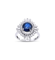 3.60 Karat Safir Pırlanta Yüzük