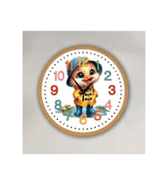 bilge Tasarım Çocuk Odası Duvar Saati 30 x 30 CM (Karışık)