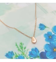 Gümüş Minimal Damla Model Kolye 925 Ayar