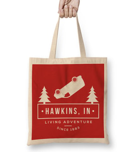 Stranger Things Hawkins Living Adventure Bez Çanta Uzun Saplı