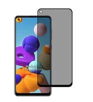 Samsung Galaxy A21 Yandan Görünmeyen 5D Hayalet Ekran Koruyucu