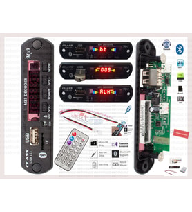 Oto Teyp Dönüştürücü-Renault Fluence Model Araçlar İçin Bluetooth-MP3-Mikrofon-USB-SD-Aux Özellikli