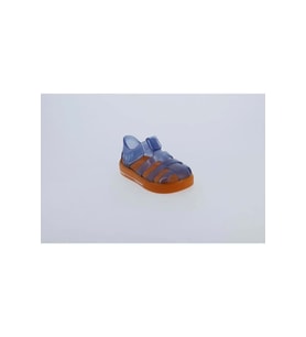 IGOR S10270-016 Star Bicolor Çocuk Mavi Turuncu Sandalet