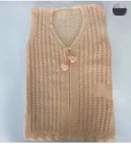 Alize Angora cepli düğmeli yelek modelleri