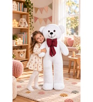 Pandamkee Sevimli 100 cm Ayıcık (%100 Yerli ) (Beyaz)
