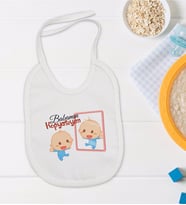 BK Kids Babamın Kopyasıyım Tasarımlı Bebek Mama Önlüğü - Model 1