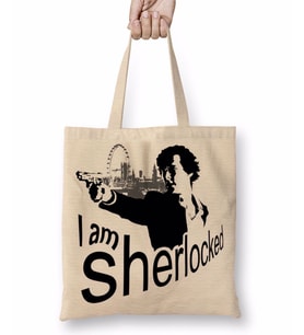 I Am Sherlocked Bez Çanta Uzun Saplı