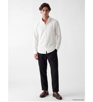 LCW Vision Siyah Regular Fit %100 Keten Erkek Pantolon