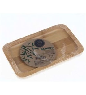 BAMBOO DİKDÖRTGEN SUNUMLUK 17*10*1.5CM