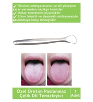 Özel Yüksek Kaliteli Paslanmaz Çelik Kolay Temizlenir Ağız Kokusu Önleyici Hijyenik Dil Temizleyici