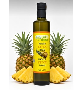 ÇareBurada Ananaslı Detox Sirke 500 ml Formunu Korumaya Destek & Günlük Kullanıma Uygun