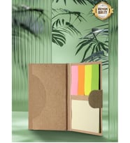Tibbon Sticky Not Gözlü Geri Dönüşümlü 5 Parça Mini Yapışkanlı Post-it Organizer Notebook