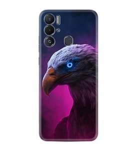 Tecno Pova Neo Kılıf Silikon Desen Özel Seri Kartal 1622