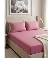 Faralya Life %100 Pamuk Çift Kişilik Çarşaf Takımı - 240x260 cm  Lastiksiz Çarşaf + 2 Adet 50*70 Yastık Kılıfı
