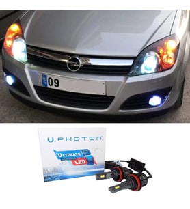 Opel Astra H Led Xenon Kısa Far Ampulü H7 Ultimate 9500 Lumens Yeni Seri Beyaz 2004-2010