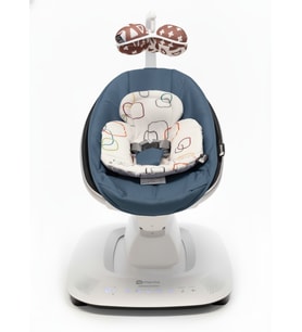 4moms Mamaroo 5.0 Elektrikli Ana Kucağı - Slate Blue + Yenidoğan Destek Pedi (Çok Renkli)