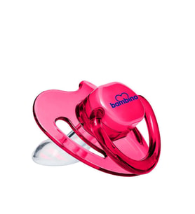 Bambino Silikon Damaklı Emzik 6-18 Ay - Pembe
