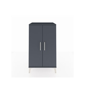 Hyperion Komodin 2 Kapaklı 60x44x106 Antrasit-Antrasit