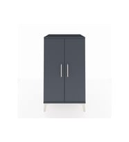 Hyperion Komodin 2 Kapaklı 60x44x106 Antrasit-Antrasit