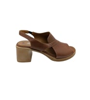 Cristallo - Kadın Topuklu Sandalet - TABA - 39
