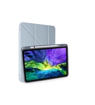 Apple İpad Pro 11 (2021) Kılıf Kalemlikli Hugo Tablet Kılıfı - Mavi