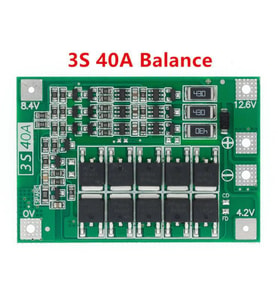 3S 40A BMS 12.6V 18650 Lityum LiPo Pil Şarj Koruma Modülü