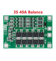 3S 40A BMS 12.6V 18650 Lityum LiPo Pil Şarj Koruma Modülü