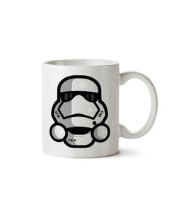 Simpler Stormtrooper Star Wars iki Tarafı Baskılı Kupa Bardak