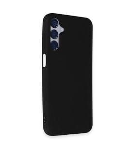Samsung Galaxy M15 Kılıf First Silikon - Siyah