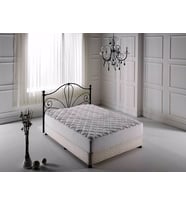 Doqu Home Comfyline Façalı Alez Tek Kişilik 90 x 200 (Beyaz)