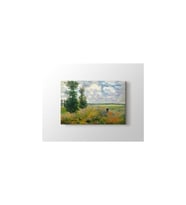 DBSanatevi Claude Monet - Poppy Field Argenteuil Tablo 35 X 35 Cm