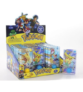 Pokemon Baskılı Sulu Oyun - Tek Butonlu Dikdörtgen Su Oyunu Alk4003