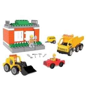 Pilsan Double Dozer Kamyon İnşaat Lego Seti 6822