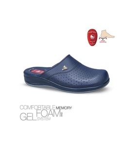 Ceyo 9844 Flex-1 Jelli Anatomik Kadın Sabo Terlik Lacivert 35-40